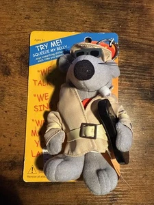 RARE VINTAGE SPICE MICE "Tony Mousiano” KEYCHAIN TALKING PLUSH Works Kamhi World - Picture 1 of 14