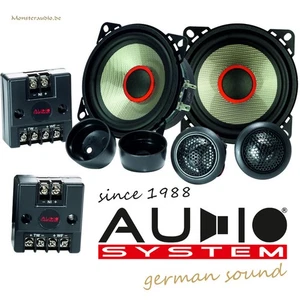 Audio System Carbon 100 10cm 2-Wege Lautsprecher Set Auto Boxen 190 Watt 100mm - Bild 1 von 4