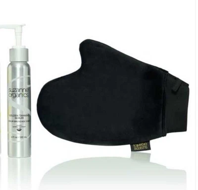 Suero bronceador dorado Suzanne Somers Organics 4 oz con mitón aterciopelado Foto 1 de 4