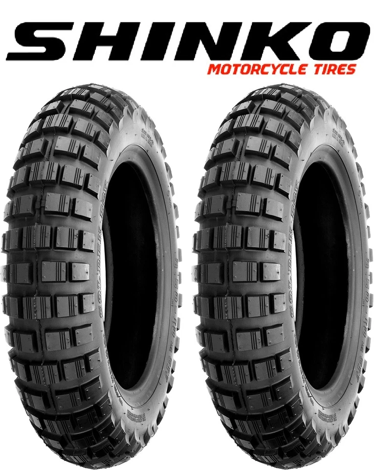 Комплект передних/задних шин SHINKO SR421 3.50-10 для мини-велосипеда Trail HONDA 50 CRF50 70 CT70 - Изображение 1 из 1