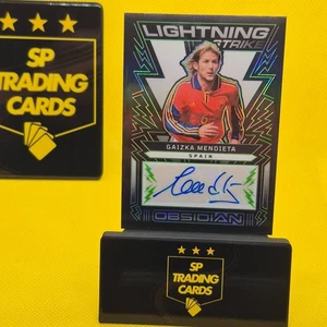 Gaizka Mendieta Spain Barcelona Middlesborough 2022-23 Panini Obsidian 2/5 - Picture 1 of 5