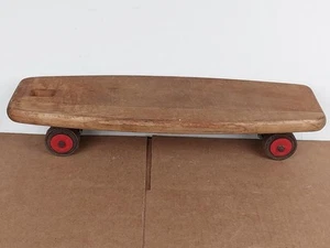 Skateboard vintage anni '60 Creative Playthings legno Princeton NJ ruote acciaio - Foto 1 di 13