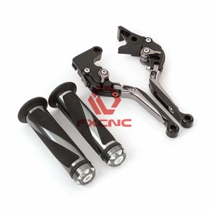 Fold&Extend Brake Clutch Lever&Grip For 1098/S/Tricolor 1199 Panigale/S/Tricolor - Bild 1 von 9