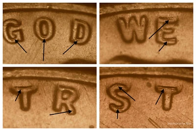 1954-S DDO-001 Doubled Die Obverse BU Uncirculated Red Lincoln Wheat Cent#2 - Image 1 of 3