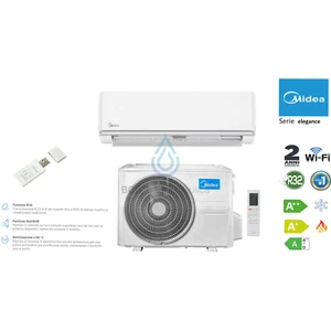 CLIMATIZZATORE MONOSPLIT MIDEA ELEGANCE 12000 BTU A++ A+ R32 INVE WIFI GEARSHIFT - Foto 1 di 14