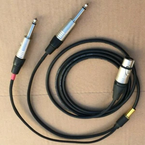 Cable Mogami Y de 1 pie-20 pies Enchufes Neutrik XLR-Hembra a Doble 6,3 mm 1/4 L-R Audio - Imagen 1 de 5