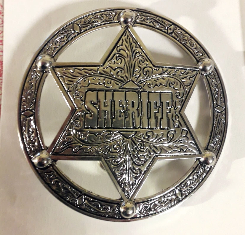 WIDMANN Sheriffstern – Authentisches Abzeichen Aus Metall – Für Kostüm, Karneval & Spiele