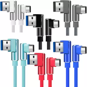 Braided USB C Type-C Fast Charging Data SYNC Charger Cable Cord 3/6/10FT LONG - Picture 1 of 43