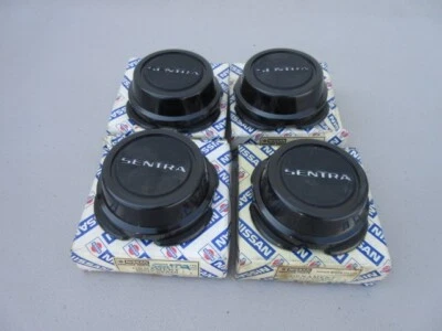 1982-84 Nissan Wheel Center Cap set for Nissan Sentra  40317-09A00 (726-3)NOS - Image 1 of 3