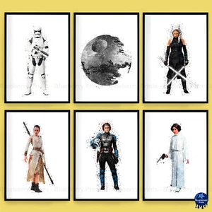 Star Wars Disney Children's Bedroom Wall Art Poster Print Picture Gift A5 A4 A3 - Picture 1 of 7