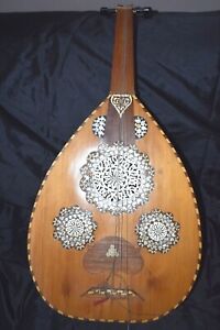 Vintage? Arabic/Syrian Oud Acoustic Ornate Hand Made 5 Sourses FOR REPAIR