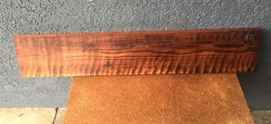 Redwood Curly Flame Wood Lumber Slab Billet 1 5/8" x 6" x 33 3/4" - #871 - Picture 1 of 10