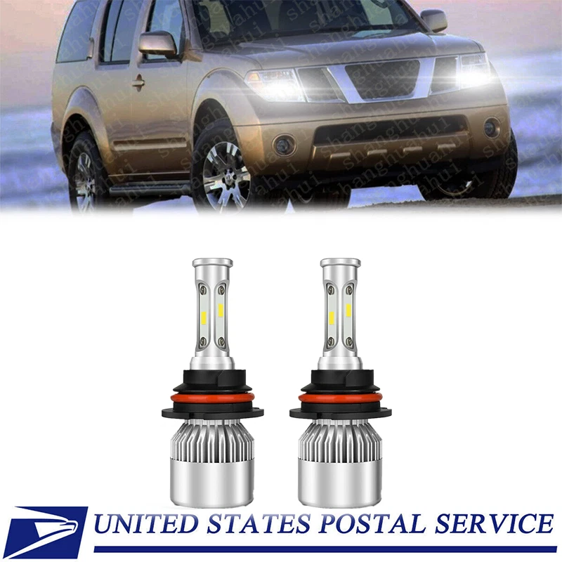 Faros LED para Nissan Pathfinder 2005-2012 haz doble blanco alto y bajo Foto 1 de 4