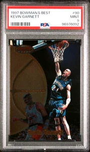 Kevin Garnett 1997 Bowmans Best #90 PSA 9 losa limpia recientemente graduada - Imagen 1 de 2