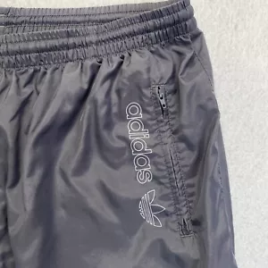 Vintage 90’s Adidas Track Pants Sz XL Windbreaker Y2K Gray - Picture 1 of 10