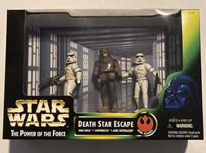 Vintage Star Wars POTF Power of the Force Spielset: Death Star Escape 3er-Pack NEU B27 - Bild 1 von 4