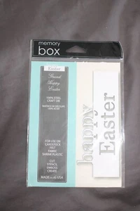 NEW Memory Box Steel Scrapbooking Die GRAND HAPPY EASTER 99337 - Picture 1 of 2