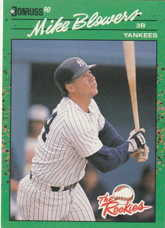 FREE SHIPPING-MINT-1990 Donruss The Rookies Mike Blowers #26 YANKEES - Image 1 of 1