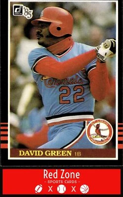 1985 Donruss - #303 David Green NM Set Break. - Image 1 of 2