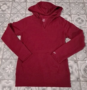 Women's Red Sofee V-Neck Hoodie in Size Small Sku #10 - Picture 1 of 5