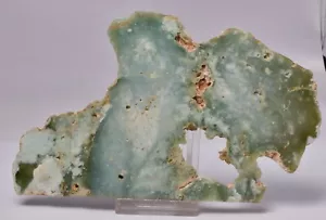 CHRYSOPRASE POLISHED SLICE, AUSTRALIA S345 - Foto 1 di 4