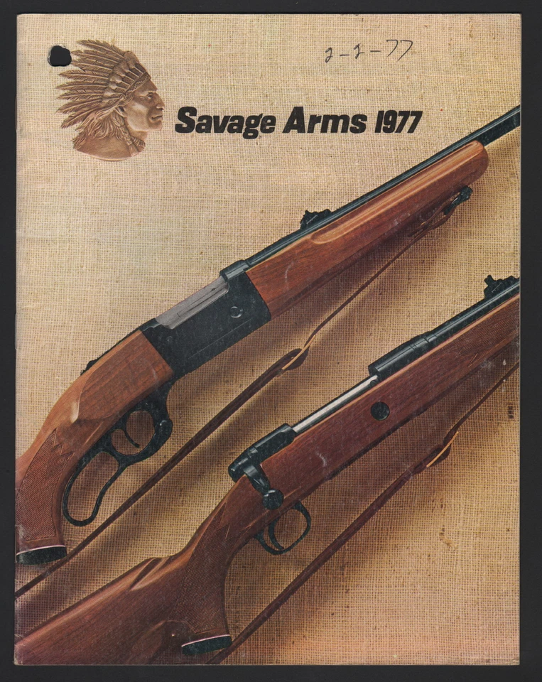 Savage Arms Catalog - 1977 - Image 1 of 1