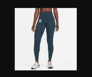 Nike Epic Luxe Mid-Rise Pocket FULL LENGTH Leggings BofA Teal FD2711-328 Sz XS - Picture 1 of 5
