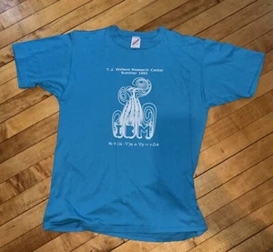 Vtg Graphic Tshirt 1991 TJ Watson Research Center IBM Computers  - Picture 1 of 3