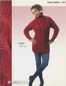 Berroco Knitting Pattern Book #253 Smart Mohair - 8 Designs for Women - Picture 1 of 4