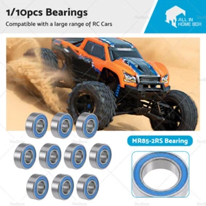 1/10x 5x8x2.5mm Bearings PTFE Rubber Seals RC 2728 4606 5114 1213 B020 MR85-2RS - Picture 1 of 10