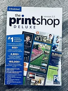 π Broderbund The PrintShop Deluxe Version 3.5 For Windows PC FREE SHIPPING - Picture 1 of 10