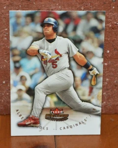 GREAT LOOKING BASEBALL CARD FLEER PLATINUM ALBERT PUJOLS ST. LOUIS CARDINALS - Picture 1 of 2