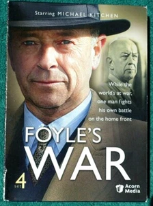 Foyles War 4 DVDs Michael Kitchen Detective Mystery DVD 2005 4 Disc Set Like New - Picture 1 of 4