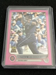 2022 Topps Chrome Pink Patrick Wisdom No 198 - Picture 1 of 2