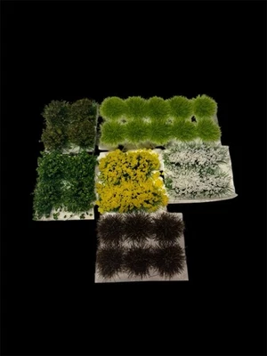 Modellbau Pflanzen Blumen Modellbahn Geländebau H0 Tabletop Landschaftsbau  - Bild 1 von 2