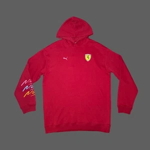 Puma Scuderia Ferrari Miami Limited Edition Size M Hoodie Dark Crimson NWT - Picture 1 of 9