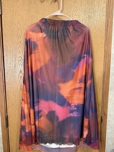 Rock Damen neu mit Etikett Avanova transparent extra groß mehrfarbig - Bild 1 von 9