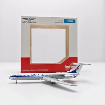 Herpa Wings 1/500 Aeroflot IL-62  aircraft model -manystyles Foto 1 de 4