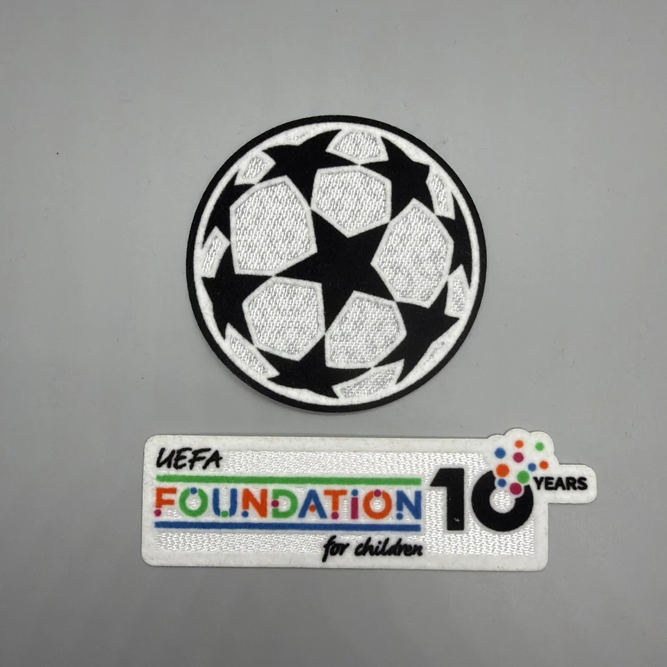 2025/2026 Uefa Champions League Football Shirt Player size Patch Badge Set  - Image 1 of 1
