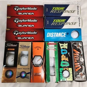 36 New Golf Balls (TaylorMade, Nike, Callaway, Titleist, Srixon) **Read Descp** - Picture 1 of 12