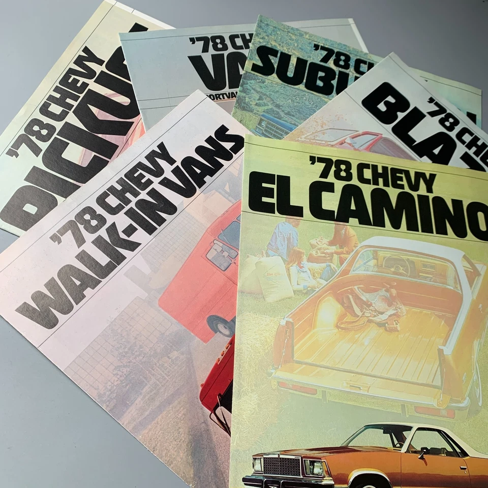 Chevrolet Chevy 1978 - Folleto de ventas del mercado de Estados Unidos - Elige tu modelo Foto 1 de 1