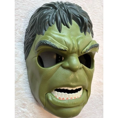 Máscara para niños Hulk 2017 Marvel boca y cejas móviles Hulk Out máscara de Hasbro Foto 1 de 4