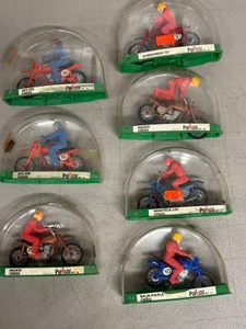 7pc Lot POLISTIL 3" Motorcross Motorcycle Maico Baja EuroCross Montesa VINTAGE - Picture 1 of 9