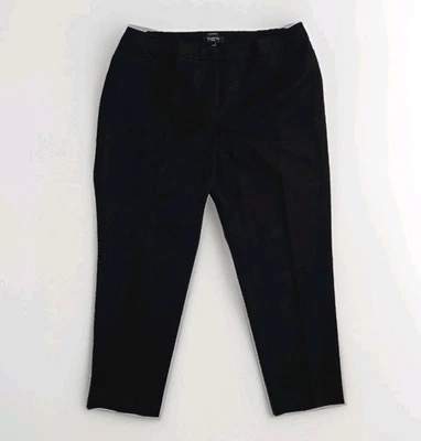 Pantalones Talbots Hampshire Tobillo Recto Ponte Talla 18W Negro Cintura Elástica  Foto 1 de 4