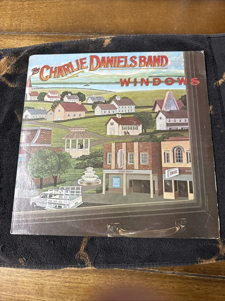 CHARLIE DANIELS BAND Windows 1982 Original Vinyl LP Record FE 37694 - Image 1 of 2