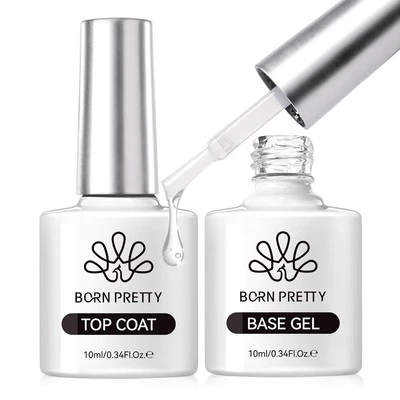 Born Pretty Top Coat Gel UV - No Wipe Super Top Coat Gloss Base Gel Kein - Bild 1 von 4
