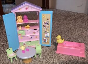 2002 Mattel Barbie Baby Sister Kelly Playroom Accessories
