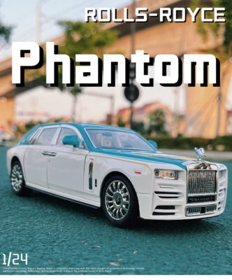 1:22 Rolls Royce Phantom Alloy Car Model Diecast & Toy Vehicles Metal Gift Kids - Image 1 of 4