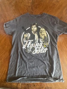 Star Wars Graphic T-Shirt - Flying Solo - Size SMALL - Great shape !! - Picture 1 of 4