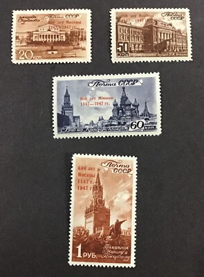 RUSSIA 1947 XF MLH Sc#1128-31    (W21) - Image 1 of 2
